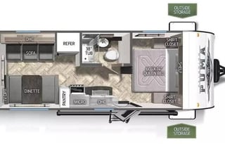 2025 Palomino Puma Ultra Lite 20RLX - Pet Friendly