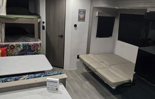 A and A's family travel trailer!