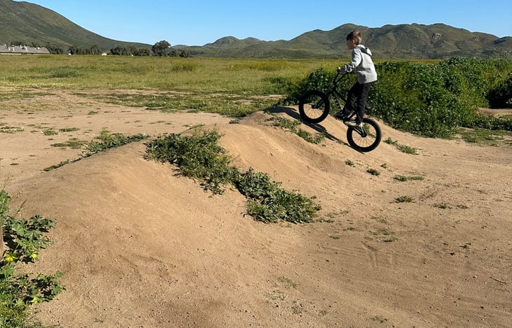 Fun lil dirt jumps and whoop-dee-doo's for the kids!