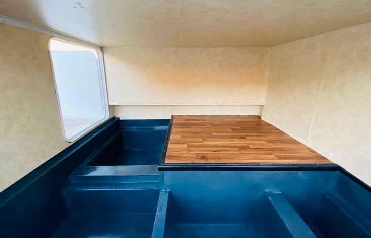 Empty truck for storage