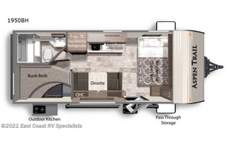 2021 Dutchmen RV Aspen Trail LE 1980BHS