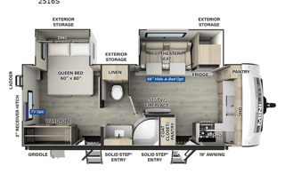 2025 Forest River RV Rockwood Mini Lite 2516S