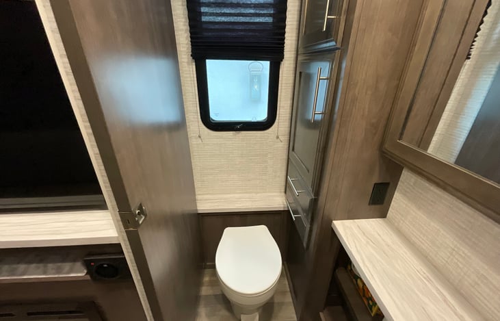 plenty of room to get ready for the day