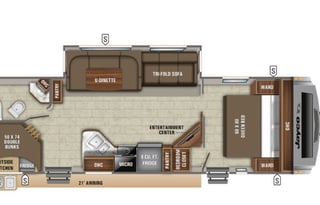 Spacious Family Bunkhouse