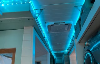 Luxury Off/On-Grid Modern City Bus, Tub & Slides!