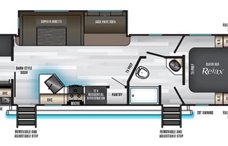 2020 Forest River RV Cherokee Alpha Wolf 29QB-L