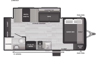 2025 Keystone RV Hideout Sport Single Axle 186SS
