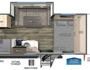 Forest River RV Cherokee Wolf Pup Black Label 17JGBL
