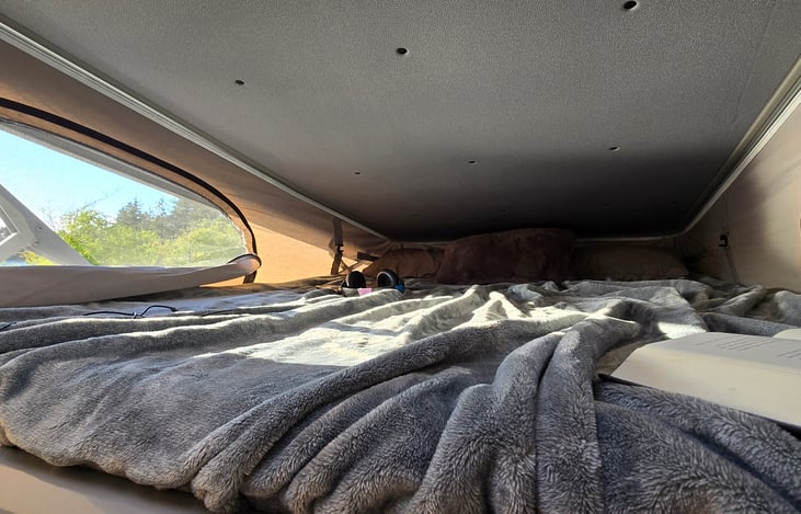 Roof top bunk area.