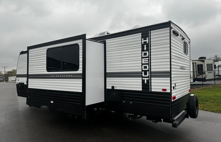 Left side showing the slide out