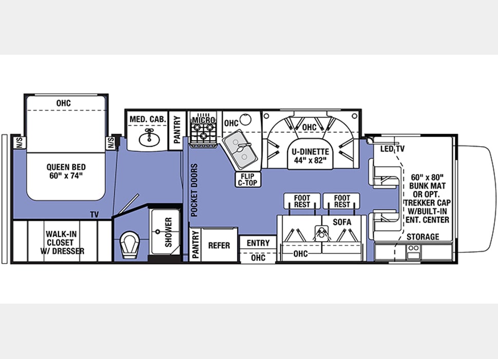 Class C Motor Home rentals in Huntingdon Valley