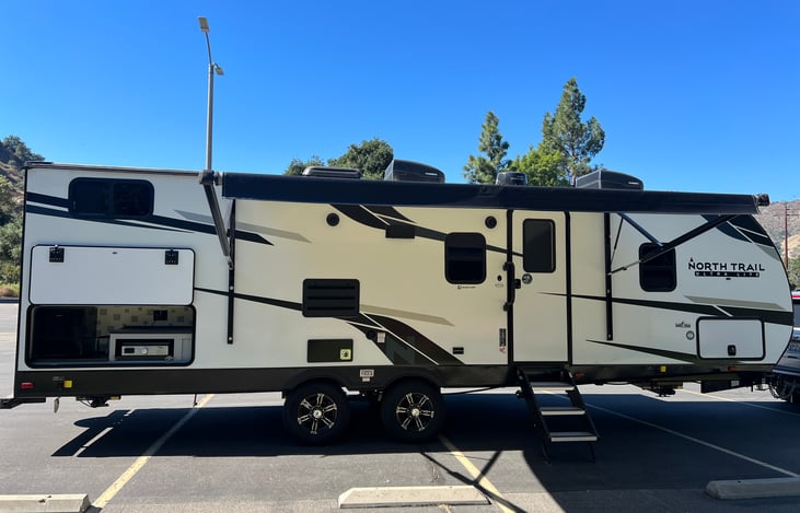 Outside Entry with awning extended