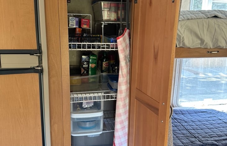 Kitchen pantry and items included