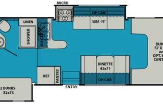 2017 Coachmen RV Leprechaun 320BH Ford 450