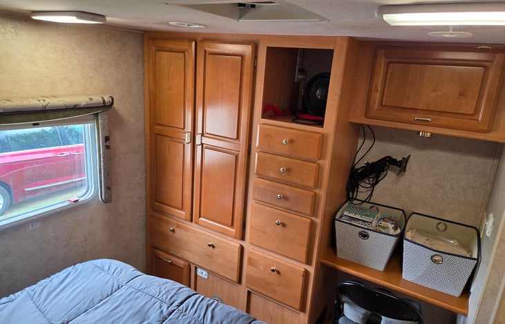 Main Bedroom with lots of storage for you clothes