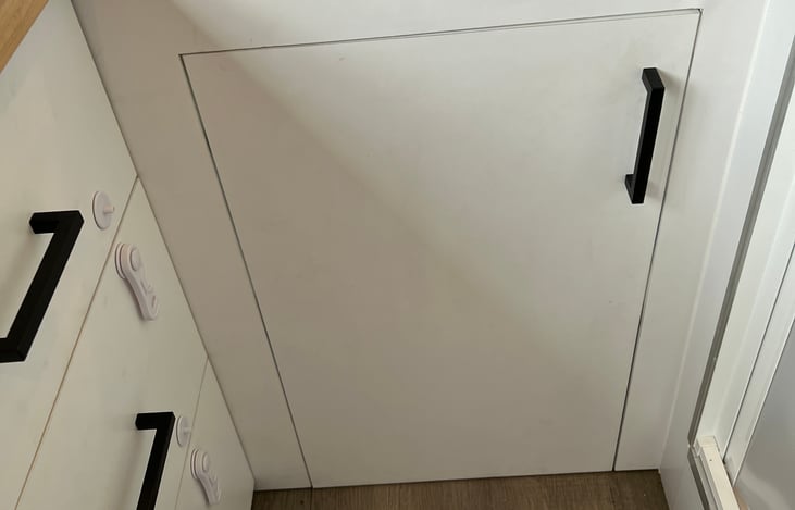 Interior door to gain access to the garage