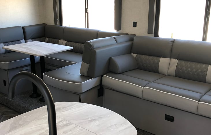 Kitchen table and couch