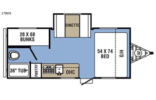 2018 Clipper Coachman Ultra Lite