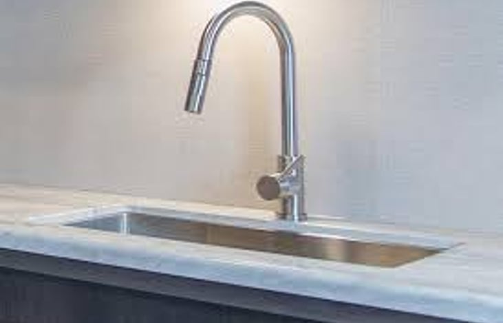 Pull out spray and stream faucet.