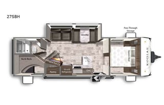 "KOOL KODIAK" 2021 Dutchmen Kodiak 27SBH