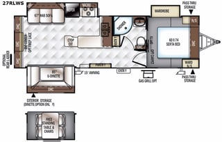 Spacious 2017 Forest River Flagstaff Superlite