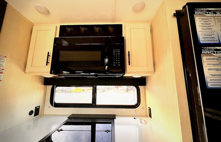 Full size microwave