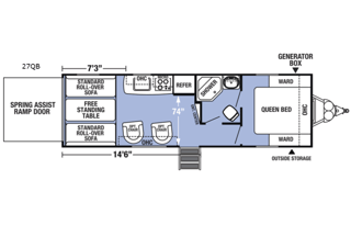 2018 Forest River RV XLR Boost 27QB Bumper Pull