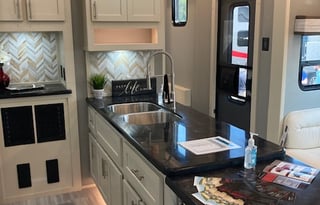 2022 RV Factory Luxe Toy Hauler with Tow Vehicle