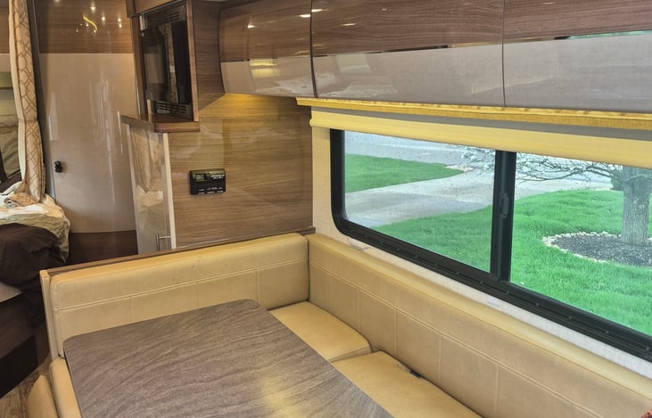 Dinette Looking Towards Back of Vehicle