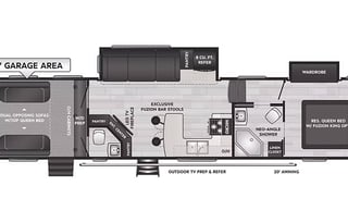 2022 Keystone RV Fuzion 419 Outer Banks Vacation