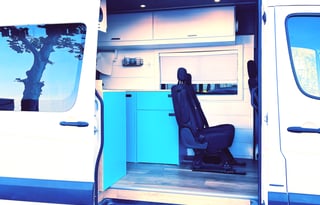 The Maui is a 2016 Mercedes Sprinter 2500