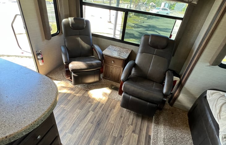 You will fall asleep in the recliners and the best part is, they can also be bought outside on dry days.