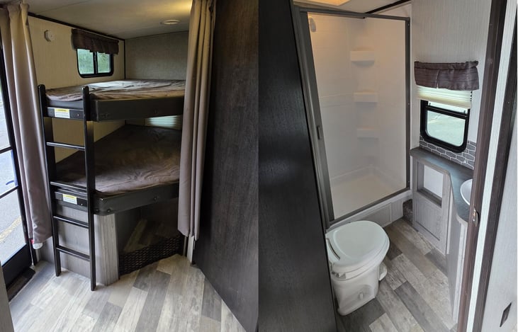 Bunks & Bathroom
