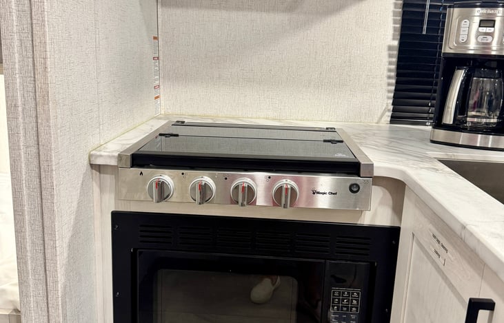 Convection oven and stove top