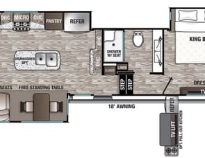 Forest River RV Cedar Creek Hathaway Edition 36CK2