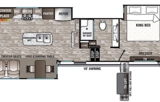 2021 Cedar Creek Hathaway Edition 36CK2 5th Wheel