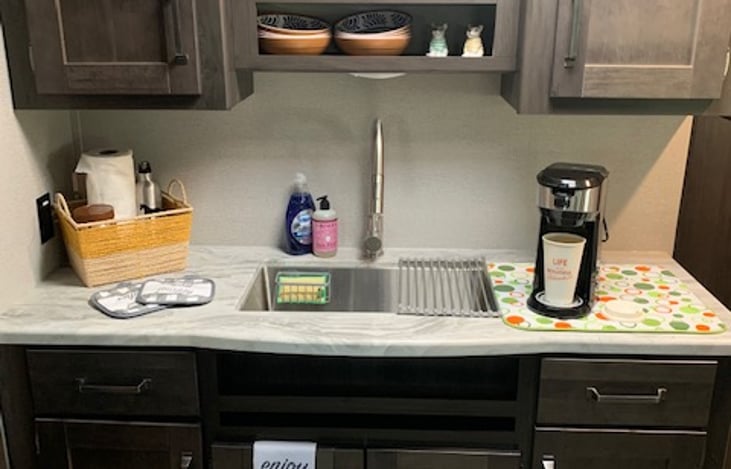 Oversized Modern Kitchen sink.