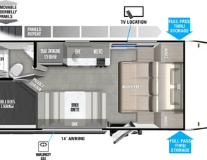 Forest River RV Wildwood FSX 179DBK