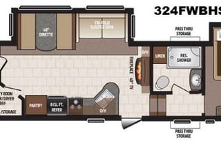 2016 Keystone RV Sprinter 324FWBHS