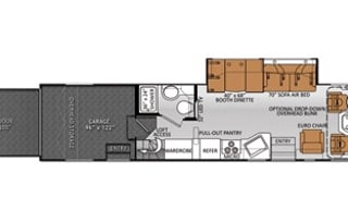 2015 Thor motorhome /toyhauler/ dream machine