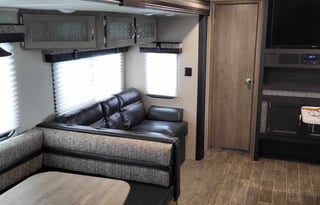 Puma bunkhouse camper with outside kitchen