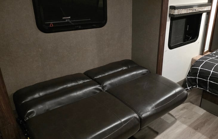 Soft leather seat/bed