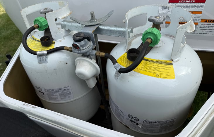 Two Thirty Pound (30) Propane Tanks