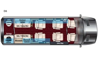 Luxury 10 Passenger Van with Bathroom