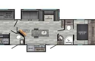 Crossroads large bunk model trailer