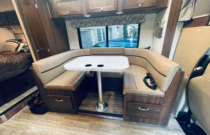 Dinning converts into bed