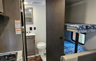 New 2025 RV Stationary. Rural area.