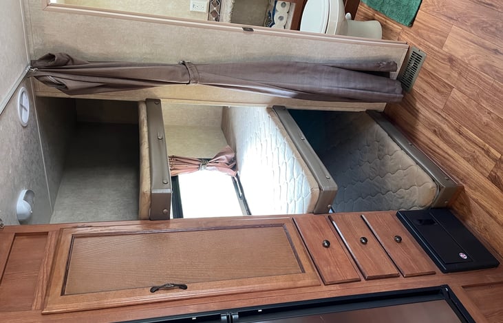 3 bunks (wont let me turn pic the right way....  Sry)