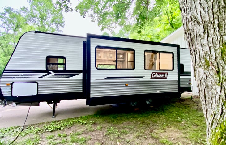Spacious slide out makes this RV feel huge inside