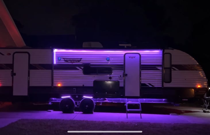Outdoor Light Show for the Ultimate Camping Experience!
